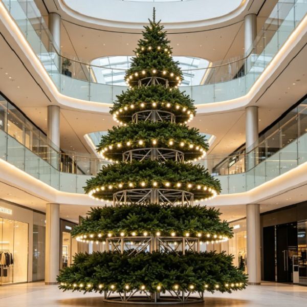 Mehrstufiger Weihnachtsbaumturm