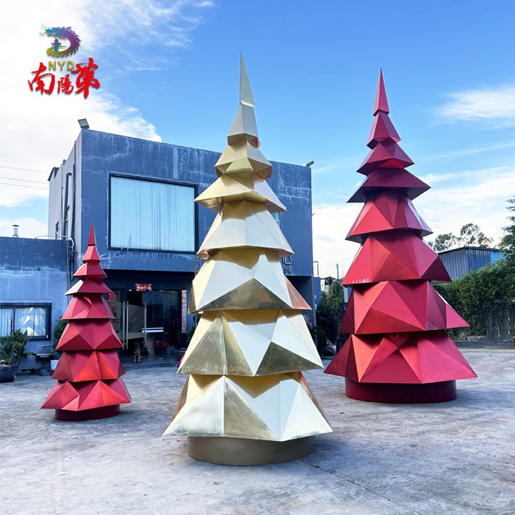 Innen im Freien große Weihnachtsspiegel -Acrylkiefernbaum